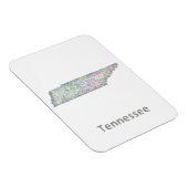 Tennessee kaart magneet (Rechterzijde)
