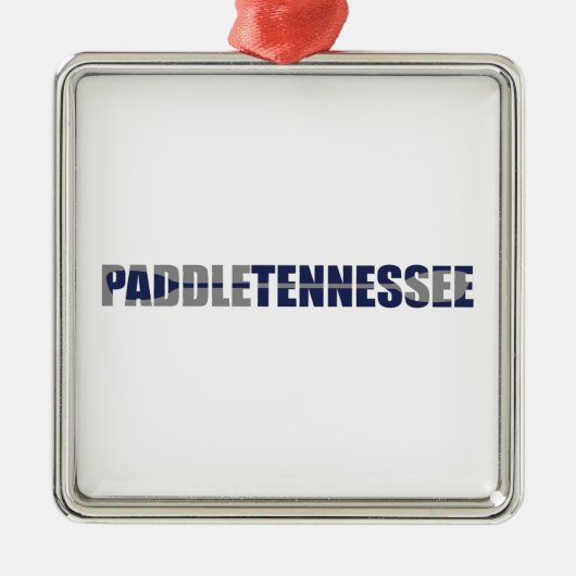 Tennessee kanoën metalen ornament (Voorkant)