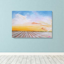 Tennessee Katoenveld Canvasprint Canvas Afdruk