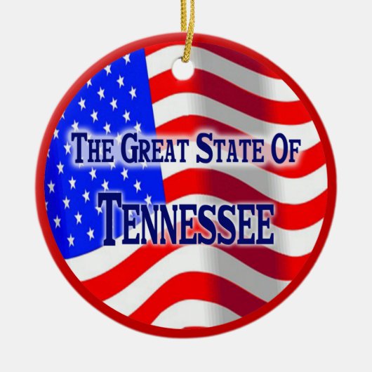 Tennessee Keramisch Ornament (Voorkant)