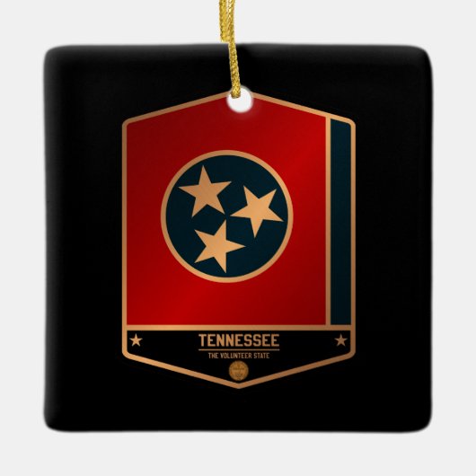 Tennessee Keramisch Ornament (Voorkant)