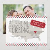 Tennessee Kerstmis Bewegende Aankondigingsvakantie Feestdagenkaart (Voorkant / Achterkant)