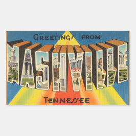 Tennessee, laken van 4 Nashville stickers