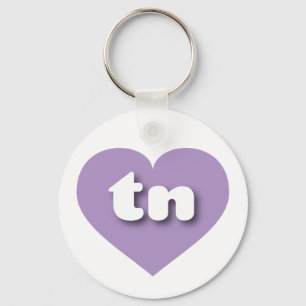 Tennessee lavender hart - Ik hou van tint Sleutelhanger