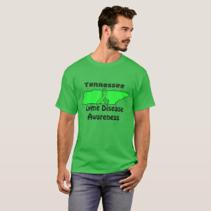 Tennessee Lyme-ziekte bewustzijnsshirt T-shirt