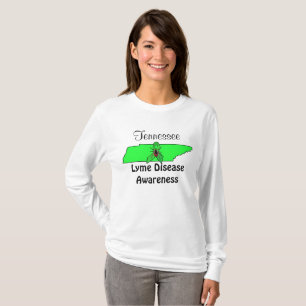 Tennessee Lyme-ziekte bewustzijnsshirt T-shirt
