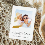 Tennessee Map Wedding Save the Date Kaart<br><div class="desc">Laat gasten weten om de datum voor uw bruiloft met deze  minimalistische fotokaart met een kaartoverzicht van de plaats van uw gebeurtenis te bewaren.</div>