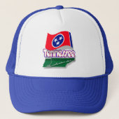 Tennessee mapflag pet (Voorkant)