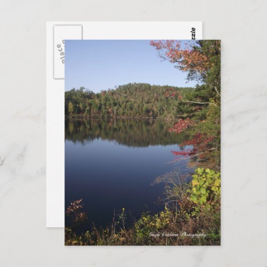 Tennessee-meer Briefkaart (Voorkant / Achterkant)