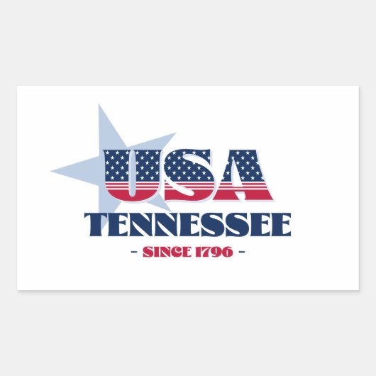 Tennessee Mijn thuisstaat Sticker (Voorkant)