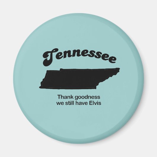 Tennessee Motto - Godzijdank Magneet (Voorkant)