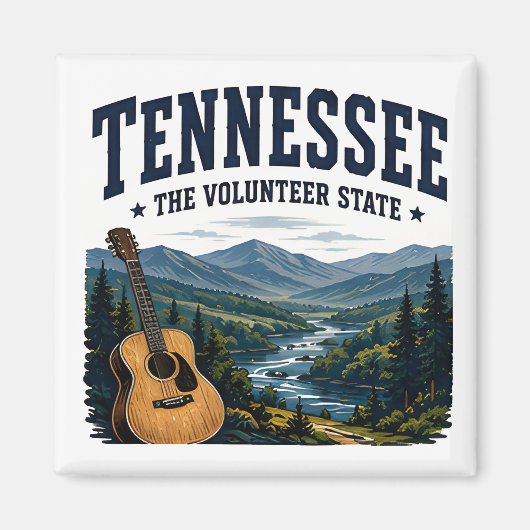 Tennessee Mountain Music Journey Magneet (Voorkant)