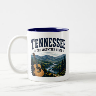 Tennessee Mountain Music Journey Tweekleurige Koffiemok