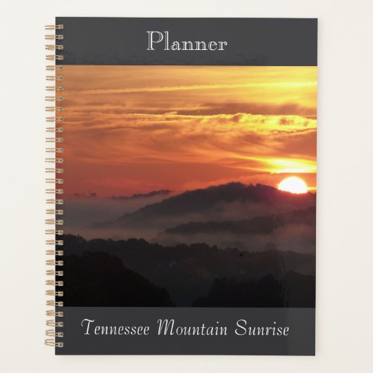 Tennessee Mountain Sunrise Planner (Voorkant)