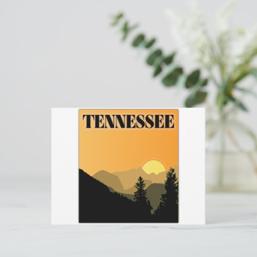 Tennessee Mountains Briefkaart (Staand voorkant)