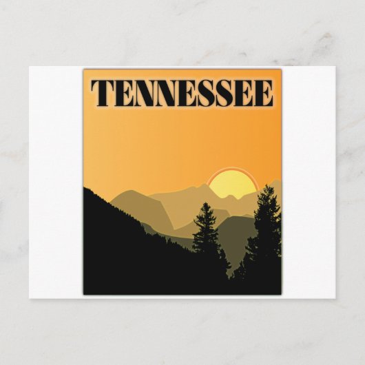 Tennessee Mountains Briefkaart (Voorkant)