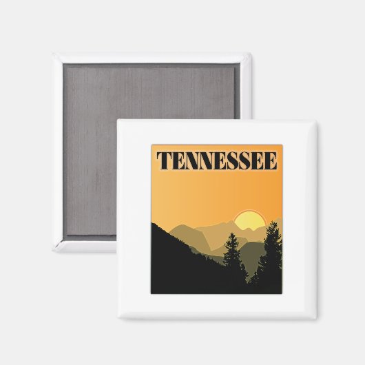 Tennessee Mountains Magneet (Voorkant / Achterkant)