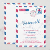 Tennessee naar Duitsland Airmail Verhuizen Kaart (Voorkant / Achterkant)