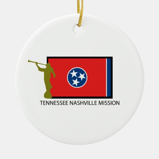 TENNESSEE NASHVILLE MISSIE LDS CTR KERAMISCH ORNAMENT (Voorkant)