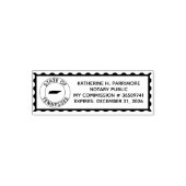 Tennessee Notaris Openbare Zelfinkt Rubber Stamp Zelfinktende Stempel (Design)