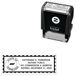 Tennessee Notaris Openbare Zelfinkt Rubber Stamp Zelfinktende Stempel