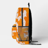 Tennessee Orange & White Camo Bedrukte Rugzak (Rechts)