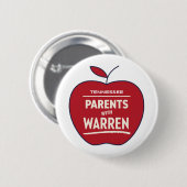 Tennessee ouders met Elizabeth Warren Ronde Button 5,7 Cm (Voorkant /achterkant)