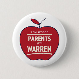 Tennessee ouders met Elizabeth Warren Ronde Button 5,7 Cm