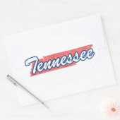 Tennessee Ovale Sticker (Envelop)