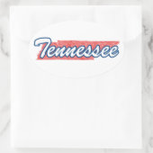 Tennessee Ovale Sticker (Tas)