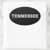 Tennessee Ovale Sticker (Tas)