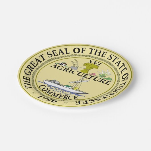 Tennessee Papieren Bordje (Gekanteld)