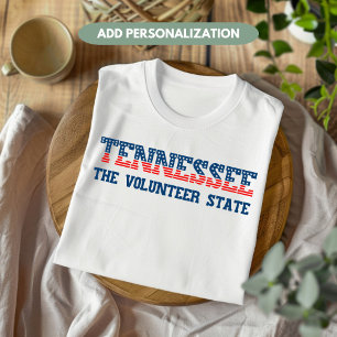 Tennessee Patriottische Volunteer State Custom T-S T-shirt