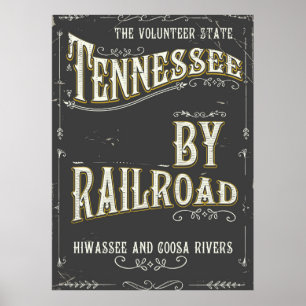 Tennessee  Railroad poster