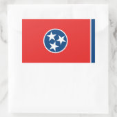 Tennessee Rechthoekige Sticker (Tas)