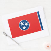 Tennessee Rechthoekige Sticker (Envelop)