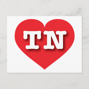 Tennessee Red Heart - Ik hou van TN Briefkaart