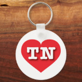 Tennessee Red Heart - Ik hou van TN Sleutelhanger (Voorkant)