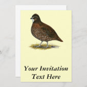 Tennessee Red Quail Kaart (Voorkant / Achterkant)