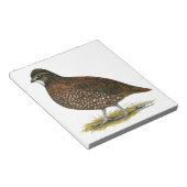 Tennessee Red Quail Notitieblok (Schuin)