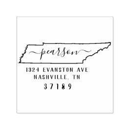 Tennessee Return Address Stamp Self-Inking Zelfinktende Stempel