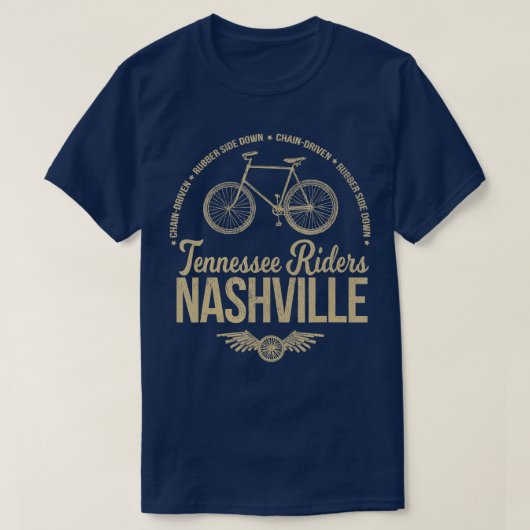 Tennessee Riders Nashville Bicycle T-shirt (Design voorkant)