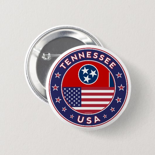 Tennessee Ronde Button 5,7 Cm (Voorkant /achterkant)
