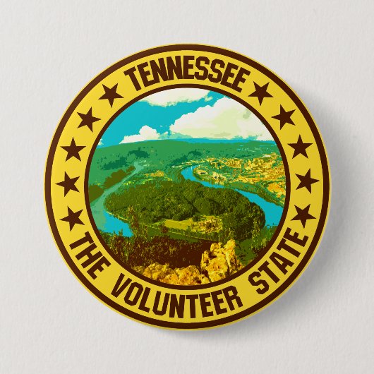 Tennessee Ronde Button 7,6 Cm (Voorkant)