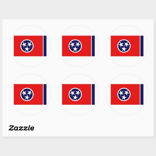 TENNESSEE RONDE STICKER (Vel)