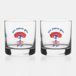 Tennessee Roots Flag Tree Whisky Glas