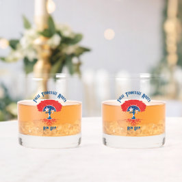 Tennessee Roots Flag Tree Whisky Glas