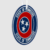 Tennessee Round Emblem Ornament (voorkant)