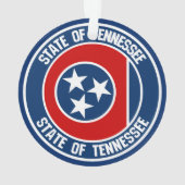 Tennessee Round Emblem Ornament (achterkant)