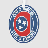 Tennessee Round Emblem Ornament (voorkant)
